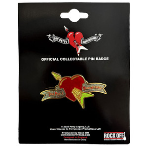 Tom Petty & The Heartbreakers Pin Badge: Flying Heart Tom Petty & The Heartbreakers Pin Badge: Flying Heart