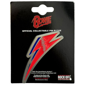 David Bowie Pin Badge: Flash David Bowie Pin Badge: Flash