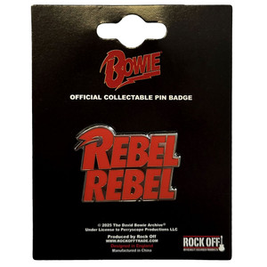 David Bowie Pin Badge: Rebel Rebel David Bowie Pin Badge: Rebel Rebel