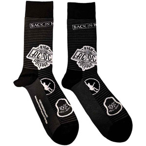 AC/DC Unisex Ankle Socks: Icons (Black) (UK Size 4 - 7) AC/DC Unisex Ankle Socks: Icons (Black) (UK Size 4 - 7)