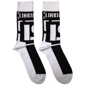 Linkin Park Unisex Ankle Socks: Brackets Logo (Black) (UK Size 4 - 7) Linkin Park Unisex Ankle Socks: Brackets Logo (Black) (UK Size 4 - 7)