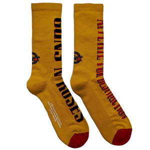 Guns N' Roses Unisex Terry Socks: Appetite For Destruction (Yellow) (UK Size 4 - 7) Guns N' Roses Unisex Terry Socks: Appetite For Destruction (Yellow) (UK Size 4 - 7)