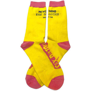 The Sex Pistols Unisex Ankle Socks: NMTB (Yellow) (UK Size 4 - 7) The Sex Pistols Unisex Ankle Socks: NMTB (Yellow) (UK Size 4 - 7)