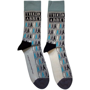 The Beatles Unisex Ankle Socks: Abbey Road Colours Crossing Repeat (Grey) (UK Size 4 - 7) The Beatles Unisex Ankle Socks: Abbey Road Colours Crossing Repeat (Grey) (UK Size 4 - 7)
