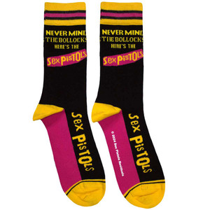 The Sex Pistols Unisex Ankle Socks: NMTB Stripes (Black) (UK Size 4 - 7) The Sex Pistols Unisex Ankle Socks: NMTB Stripes (Black) (UK Size 4 - 7)