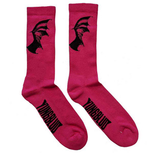 Yungblud Unisex Terry Socks: Life On Mars Tour (Pink) (UK Size 4 - 7) Yungblud Unisex Terry Socks: Life On Mars Tour (Pink) (UK Size 4 - 7)
