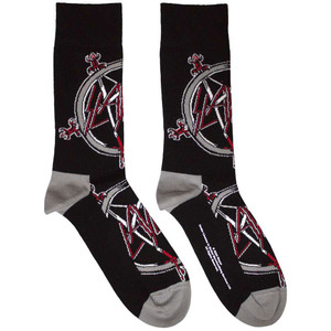 Slayer Unisex Ankle Socks: Pentagram (Black) (UK Size 4 - 7) Slayer Unisex Ankle Socks: Pentagram (Black) (UK Size 4 - 7)