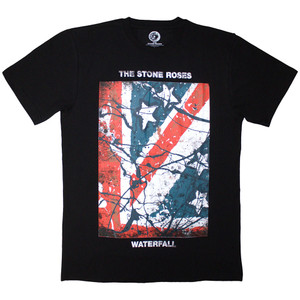 The Stone Roses Unisex T-Shirt: Waterfall (Black) (Jumbo Print) The Stone Roses Unisex T-Shirt: Waterfall (Black) (Jumbo Print)