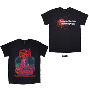 Death Unisex T-Shirt: Scream Bloody Gore (Black) (Back Print) Death Unisex T-Shirt: Scream Bloody Gore (Black) (Back Print)