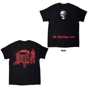 Death Unisex T-Shirt: Life Will Never Last (Black) (Back Print) Death Unisex T-Shirt: Life Will Never Last (Black) (Back Print)