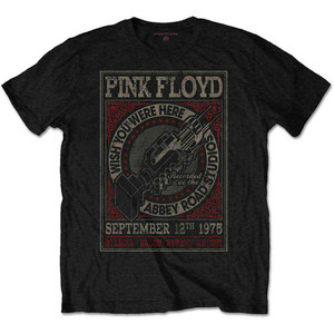Pink Floyd Unisex T-Shirt: WYWH Abbey Road Studios (Black) Pink Floyd Unisex T-Shirt: WYWH Abbey Road Studios (Black)