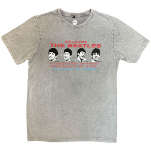 The Beatles Unisex Stone Wash T-Shirt: Candlestock Park Heads (Grey) The Beatles Unisex Stone Wash T-Shirt: Candlestock Park Heads (Grey)