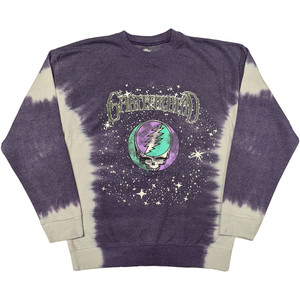 Grateful Dead Unisex Dip Dye Sweatshirt: Cosmic Stealie (Wash Collection) (Purple) Grateful Dead Unisex Dip Dye Sweatshirt: Cosmic Stealie (Wash Collection) (Purple)