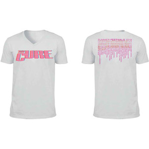The Cure Unisex T-Shirt: Neon Logo (White) (Back Print & Ex-Tour) (XXX-Large) The Cure Unisex T-Shirt: Neon Logo (White) (Back Print & Ex-Tour) (XXX-Large)