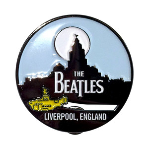 The Beatles Pin Badge: Liverpool Skyline & Yellow Submarine The Beatles Pin Badge: Liverpool Skyline & Yellow Submarine