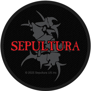 Sepultura Woven Patch: Logo & Tribal S Sepultura Woven Patch: Logo & Tribal S