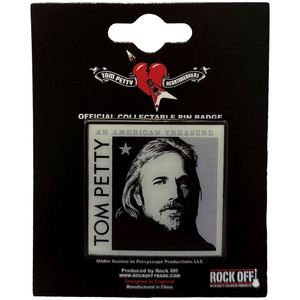 Tom Petty & The Heartbreakers Pin Badge: American Treasure Tom Petty & The Heartbreakers Pin Badge: American Treasure