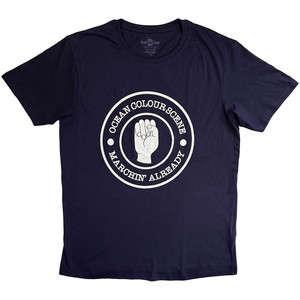 Ocean Colour Scene Unisex T-Shirt: Marchin' Fist (Navy Blue) Ocean Colour Scene Unisex T-Shirt: Marchin' Fist (Navy Blue)