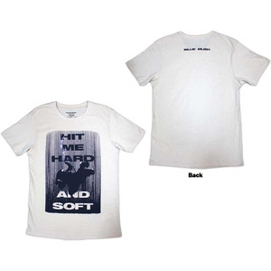 Billie Eilish Unisex T-Shirt: Hit Me Hard And Soft Falling (Natural) (Back Print) Billie Eilish Unisex T-Shirt: Hit Me Hard And Soft Falling (Natural) (Back Print)