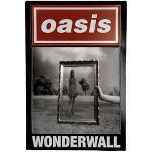 Oasis Fridge Magnet: Wonderwall Single (Ex-Tour)