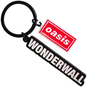 Oasis Keychain: Wonderwall Decca Logo Charm (Ex-Tour)