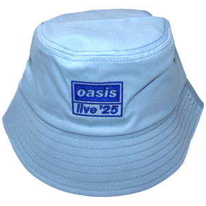 Oasis Unisex Bucket Hat: Live '25 Logo (Blue) (Ex-Tour)