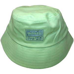 Oasis Unisex Bucket Hat: Live '25 Logo (Mint Green) (Ex-Tour)