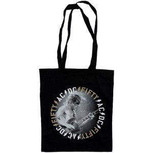AC/DC Tote Bag: Angus Live (Black)