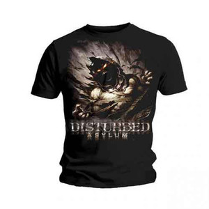 Disturbed Unisex T-Shirt: Asylum (Black)