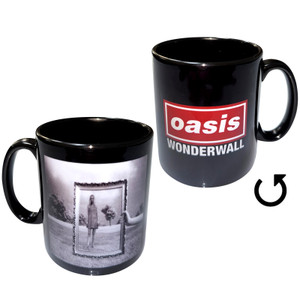 Oasis Unboxed Mug: Wonderwall Single (Black) (Ex-Tour) Oasis Unboxed Mug: Wonderwall Single (Black) (Ex-Tour)
