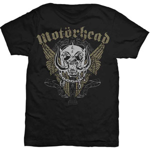 Motorhead Unisex T-Shirt: Wings (Black) (QUARANTINE: EMBARGOED PRODUCTS)