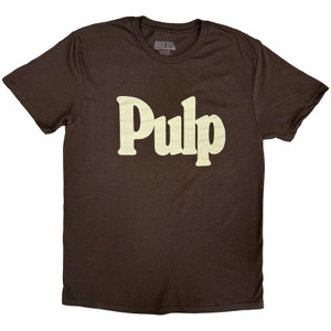 Pulp Unisex T-Shirt: New Logo (Brown) Pulp Unisex T-Shirt: New Logo (Brown)