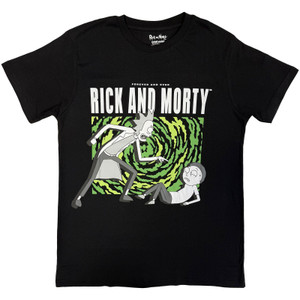 Rick & Morty Unisex T-Shirt: Vortex (Black)