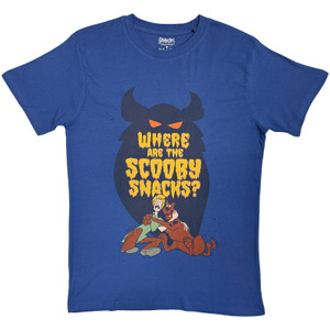 Scooby Doo Unisex T-Shirt: Scooby Snacks (Blue)