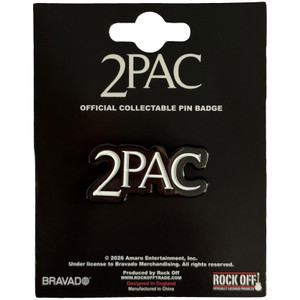 Tupac Pin Badge: Classic Logo