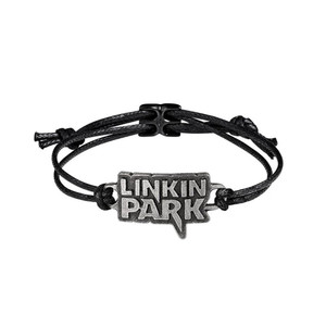 Linkin Park Corded Wrist Strap: Lettering Logo Linkin Park Corded Wrist Strap: Lettering Logo