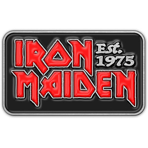 Iron Maiden Pin Badge: Est 1975 Iron Maiden Pin Badge: Est 1975
