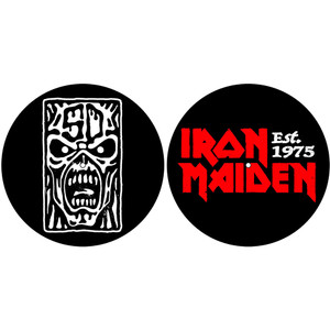 Iron Maiden Turntable Slipmat Set: Est 1975 Iron Maiden Turntable Slipmat Set: Est 1975