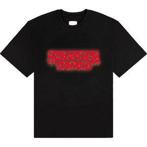 Netflix Unisex T-Shirt: Stranger Things - Logo With Christmas Lights (Black) Netflix Unisex T-Shirt: Stranger Things - Logo With Christmas Lights (Black)