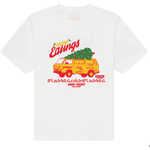 Netflix Unisex T-Shirt: Stranger Things - Season Of Eating Hand Tossed (White) Netflix Unisex T-Shirt: Stranger Things - Season Of Eating Hand Tossed (White)