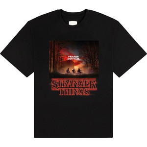Netflix Unisex T-Shirt: Stranger Things - Friends Don’t Lie (Black) Netflix Unisex T-Shirt: Stranger Things - Friends Don’t Lie (Black)