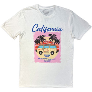 Netflix Unisex T-Shirt: Stranger Things - California (White)