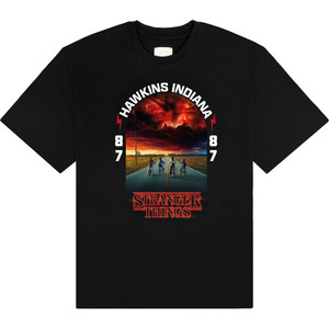 Netflix Unisex T-Shirt: Stranger Things - Hawkins 008 (Black) Netflix Unisex T-Shirt: Stranger Things - Hawkins 008 (Black)
