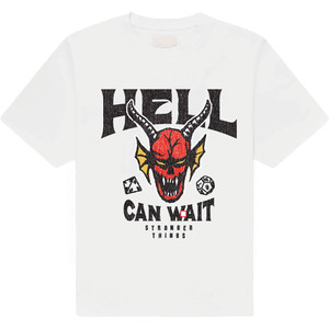 Netflix Unisex T-Shirt: Stranger Things - Hell Can Wait (White) Netflix Unisex T-Shirt: Stranger Things - Hell Can Wait (White)