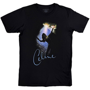 Celine Dion Unisex T-Shirt: Spotlight (Black)