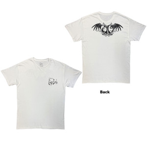 Corpse Bride Unisex T-Shirt: A Tragic Tale Of Romance (White) (Back Print)