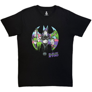 DC Comics Unisex T-Shirt: Batman Batman & Co (Black)