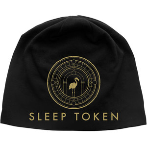 Sleep Token Unisex Beanie Hat: Even In Arcadia Crest JD Print (Black)