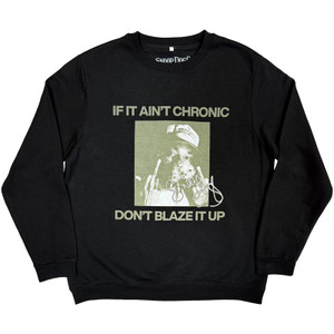 Snoop Dogg Unisex Sweatshirt: Chronic Signature (Black)