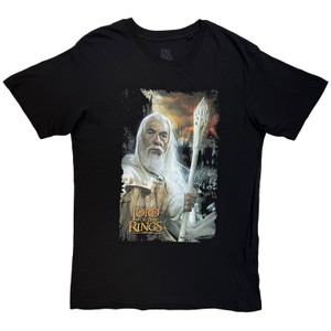 Lord Of The Rings Unisex T-Shirt: Gandalf The White Homage (Black)